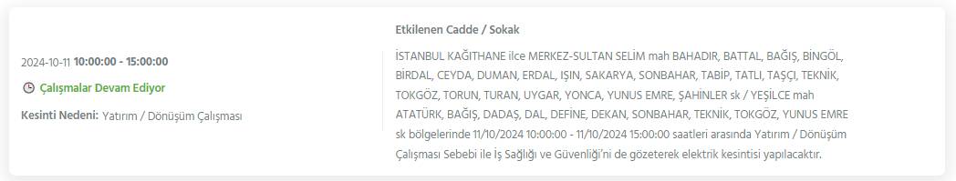 İstanbul'un 19 ilçesinde 8 saati bulacak elektrik kesintileri yaşanacak 10